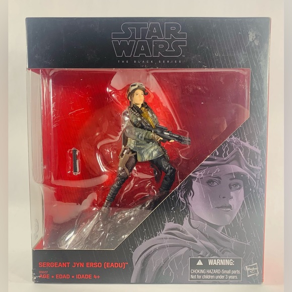 NEW Star Wars Rogue One SERGEANT JYN ERSO EADU Black Series Hasbro 6" Kmart - Picture 1 of 7